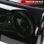 1998-2000 Ford Ranger Halo Projector Headlights (Black Housing/Smoked Lens)