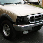 1998-2000 Ford Ranger Halo Projector Headlights (Black Housing/Smoked Lens)