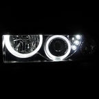 1998-2004 Chevrolet S10 Dual Halo Projector Headlights (Chrome Housing/Smoked Lens)