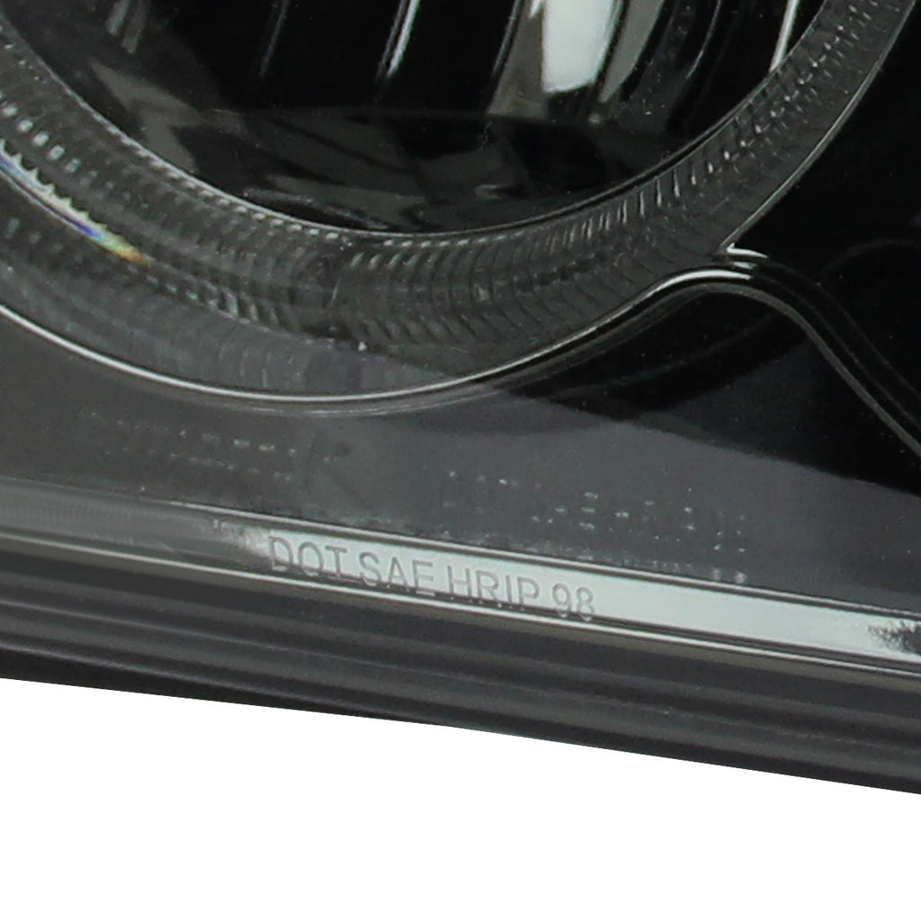 1998-2004 Chevrolet S10 Dual Halo Projector Headlights (Chrome Housing/Smoked Lens)