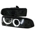 1998-2004 Chevrolet S10 Dual Halo Projector Headlights (Chrome Housing/Smoked Lens)