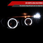 2001-2003 BMW E53 X5 Dual Halo Projector Headlights (Glossy Black Housing/Smoked Lens)