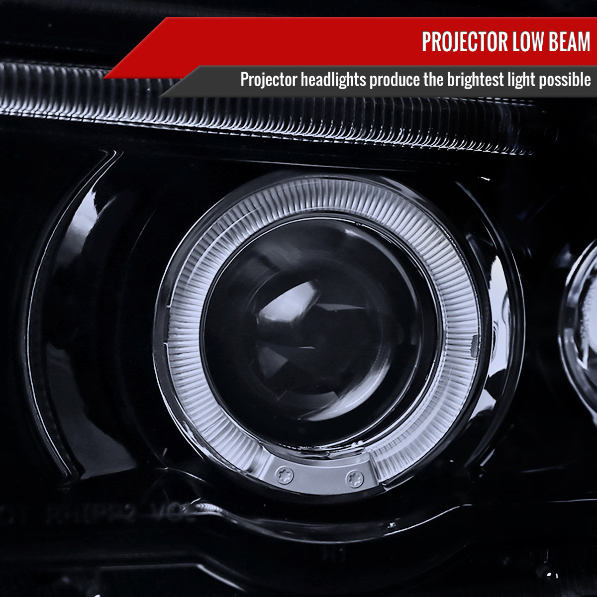 2001-2003 BMW E53 X5 Dual Halo Projector Headlights (Glossy Black Housing/Smoked Lens)