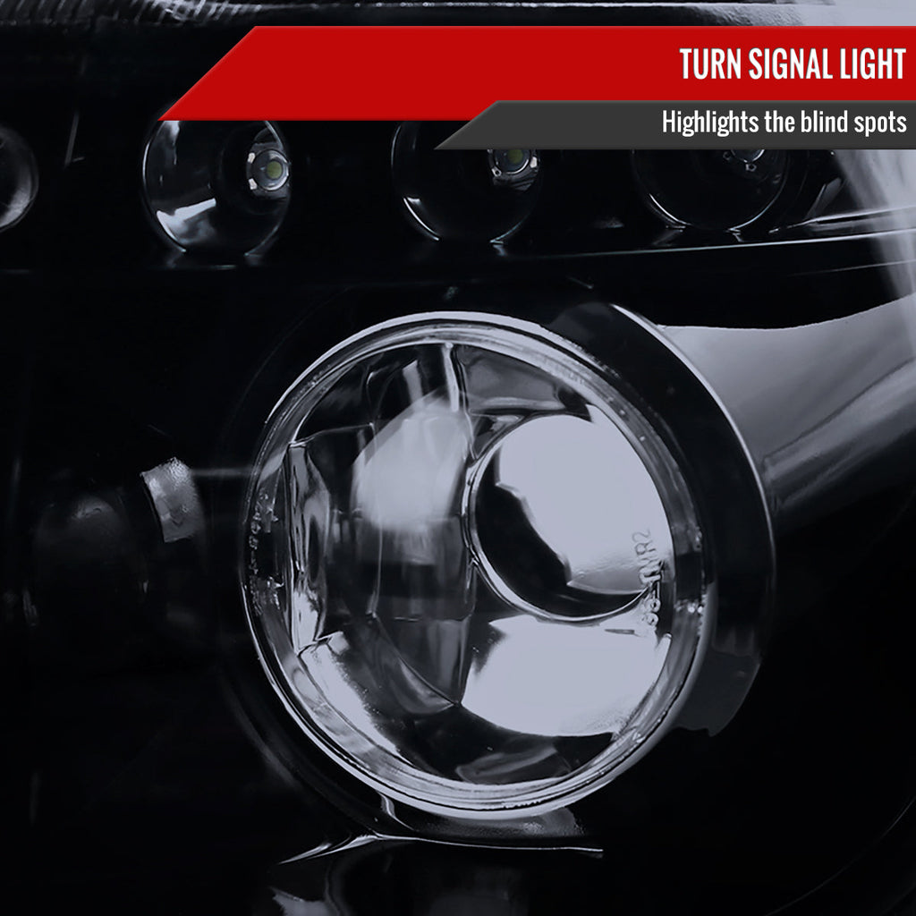 2001-2003 BMW E53 X5 Dual Halo Projector Headlights (Glossy Black Housing/Smoked Lens)