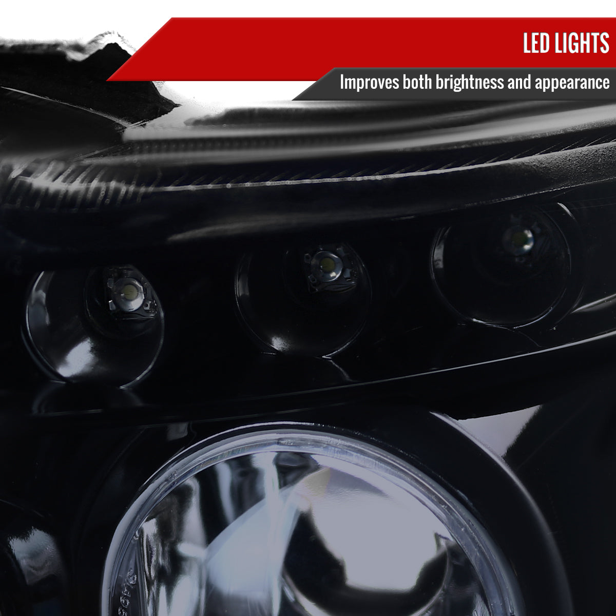 2001-2003 BMW E53 X5 Dual Halo Projector Headlights (Glossy Black Housing/Smoked Lens)