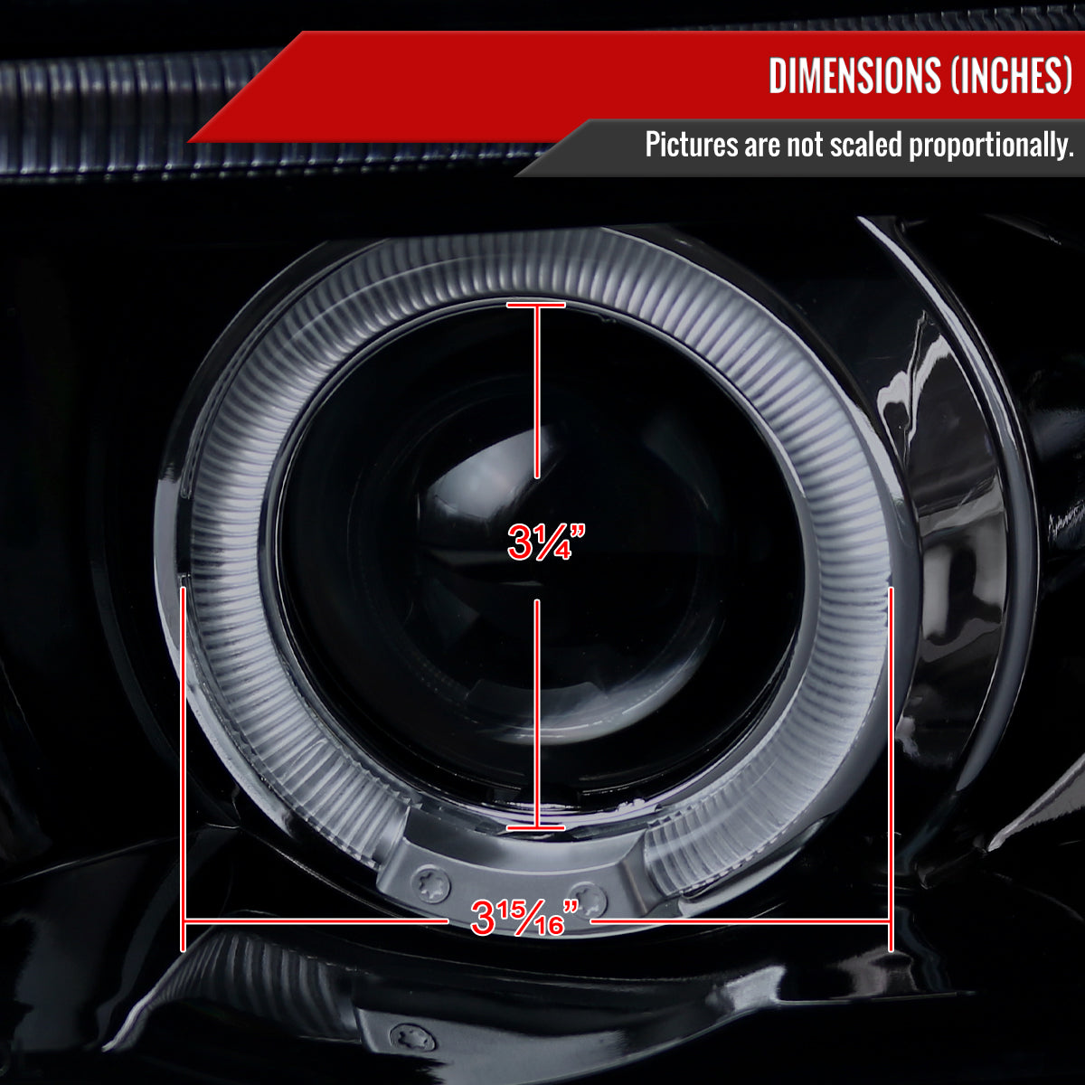 2001-2003 BMW E53 X5 Dual Halo Projector Headlights (Glossy Black Housing/Smoked Lens)