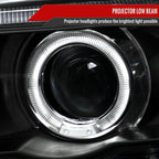 2001-2003 BMW E53 X5 Dual Halo Projector Headlights (Matte Black Housing/Clear Lens)