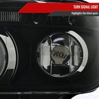 2001-2003 BMW E53 X5 Dual Halo Projector Headlights (Matte Black Housing/Clear Lens)
