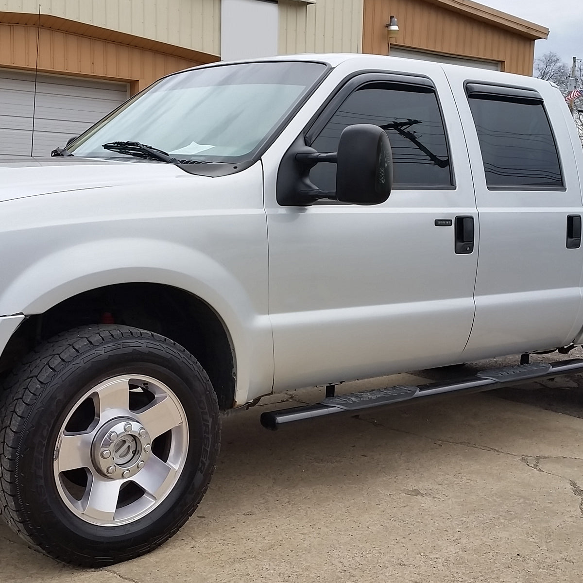 1997-2007 Ford F-250/F-350/F-450/F-550/F-650 LED Towing Side Mirror Lights (Chrome Housing/Smoked Lens)