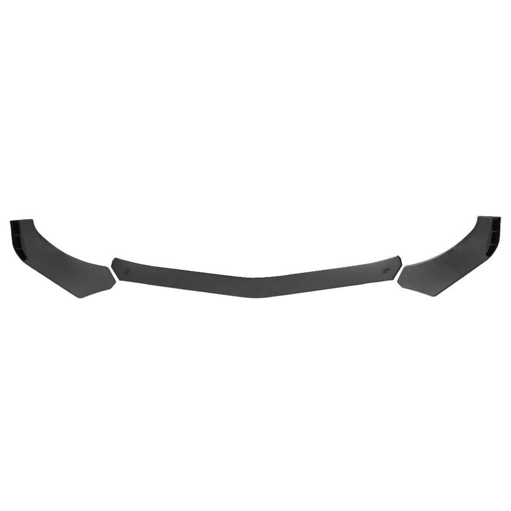 Universal Matte Black Polypropylene 3PC Bumper Lip
