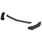 Universal Glossy Black Polypropylene 3PC Bumper Lip