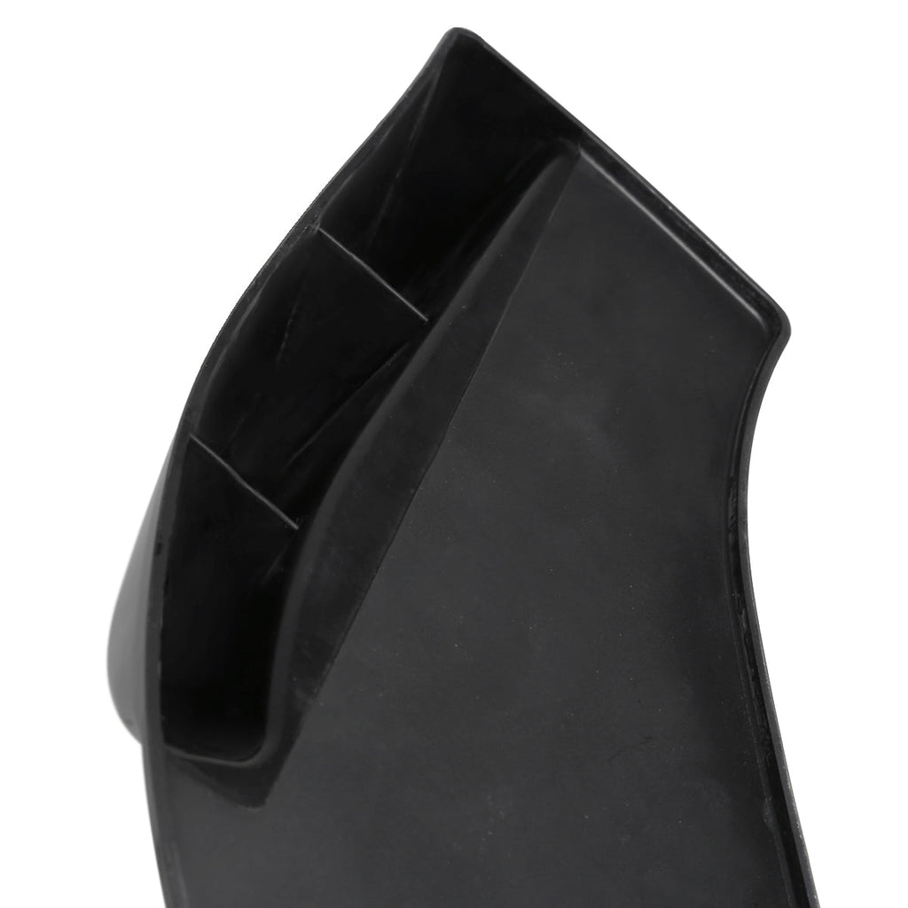 Universal Glossy Black Polypropylene 3PC Bumper Lip