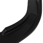 Universal Matte Black Polypropylene Front Bumper Lip Splitters