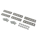 Universal Matte Black Polypropylene Front Bumper Lip Splitters