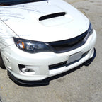 Universal Matte Black Polypropylene Front Bumper Lip Splitters