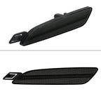 2015-2018 Porsche Cayenne 958 Front Bumper LED Side Marker Turn Signal Lights (Chrome Housing / Smoked Lens)