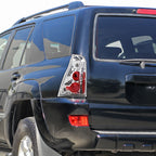 2003-2005 Toyota 4Runner Tail Lights (Chrome Housing/Clear Lens)