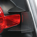 2003-2005 Toyota 4Runner Tail Lights (Matte Black Housing/Clear Lens)