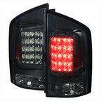 2005-2015 Nissan Armada LED Tail Lights (Chrome Housing/Smoked Lens)