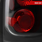 2005-2015 Nissan Armada Tail Lights (Matte Black Housing/Clear Lens)
