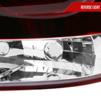 2005-2015 Nissan Armada LED Tail Lights (Chrome Housing/Red Clear Lens)
