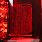 2005-2015 Nissan Armada LED Tail Lights (Chrome Housing/Red Clear Lens)
