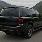 2005-2015 Nissan Armada LED Tail Lights (Chrome Housing/Red Clear Lens)