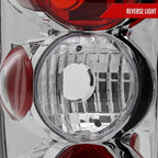 1995-2004 Chevrolet Blazer/S10 GMC Jimmy/Envoy Oldmosbile Bravada Tail Lights (Chrome Housing/Clear Lens)