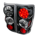 1995-2004 Chevrolet Blazer/S10 GMC Jimmy/Envoy Oldmosbile Bravada LED Tail Lights (Matte Black Housing/Clear Lens)