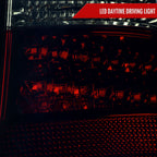 1998-2005 Mercedes Benz W163 M Class LED Tail Lights (Chrome Housing/Red Smoked Lens)