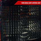 1998-2005 Mercedes Benz W163 M Class LED Tail Lights (Chrome Housing/Red Smoked Lens)