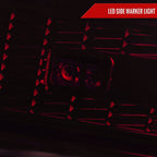 1998-2005 Mercedes Benz W163 M Class LED Tail Lights (Chrome Housing/Red Smoked Lens)