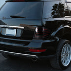 2006-2011 Mercedes Benz W164 ML Class LED Tail Lights (Jet Black Housing/Clear Lens)