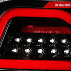 2006-2011 Mercedes Benz W164 ML Class LED Tail Lights (Jet Black Housing/Clear Lens)