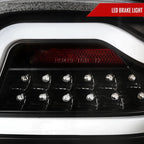 2006-2011 Mercedes Benz W164 ML Class LED Tail Lights (Matte Black Housing/Clear Lens)