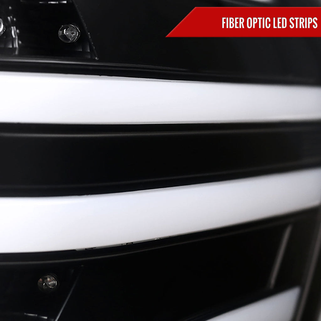 2006-2011 Mercedes Benz W164 ML Class LED Tail Lights (Matte Black Housing/Clear Lens)