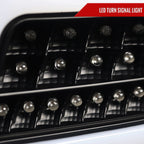 2006-2011 Mercedes Benz W164 ML Class LED Tail Lights (Matte Black Housing/Clear Lens)