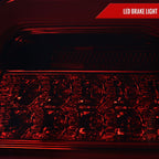 2006-2011 Mercedes Benz W164 ML Class LED Tail Lights (Chrome Housing/Red Smoked Lens)