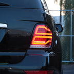 2006-2011 Mercedes Benz W164 ML Class LED Tail Lights (Chrome Housing/Red Lens)