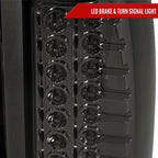 1988-2000 Chevrolet C/K C10/Silverado/Tahoe/Suburban GMC Sierra/Jimmy/Yukon LED Tail Lights (Chrome Housing/Smoked Lens)