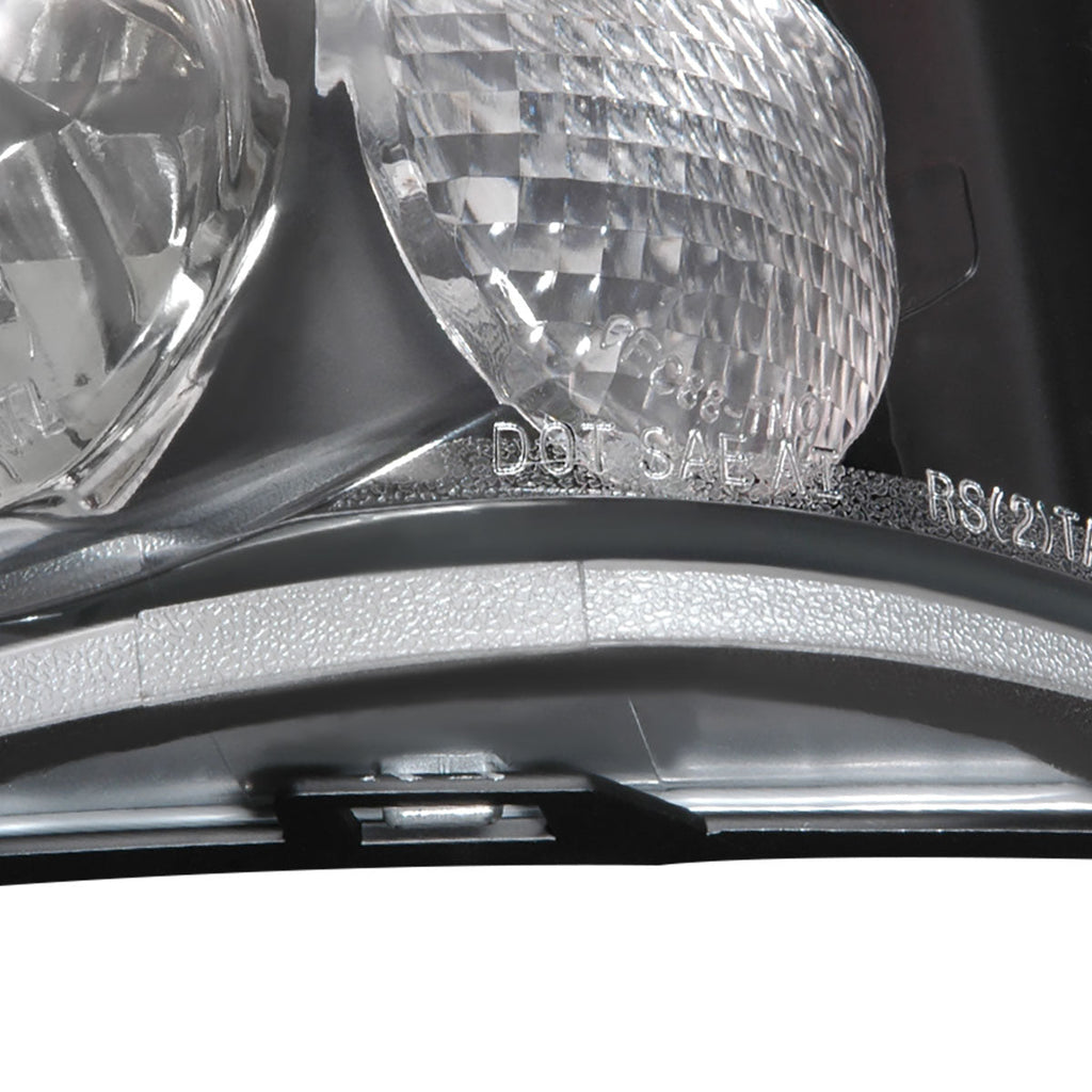 1988-2000 Chevrolet C/K C10/Silverado/Tahoe/Suburban GMC Sierra/Jimmy/Yukon Tail Lights (Matte Black Housing/Clear Lens)