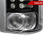 1988-2000 Chevrolet C/K C10/Silverado/Tahoe/Suburban GMC Sierra/Jimmy/Yukon LED Tail Lights (Matte Black Housing/Clear Lens)