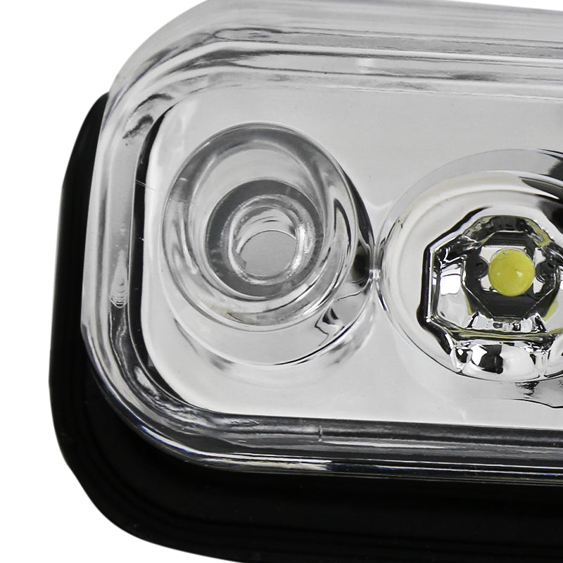 1994-2000 Chevrolet GMC C/K LED 3rd Brake Light (Chrome Housing/Clear Lens)