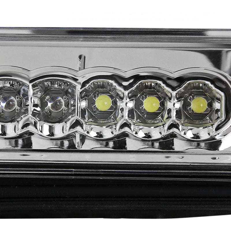 1994-2000 Chevrolet GMC C/K LED 3rd Brake Light (Chrome Housing/Clear Lens)