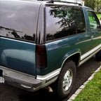 1988-2000 Chevrolet C/K C10/Silverado/Tahoe/Suburban GMC Sierra/Jimmy/Yukon APC LED Tail Lights (Chrome Housing/Red Smoked Lens)