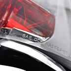 1997-2004 Dodge Dakota Tail Lights (Chrome Housing/Clear Lens)