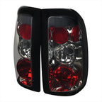 1997-2004 Dodge Dakota Tail Lights (Chrome Housing/Smoked Lens)