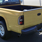 1997-2004 Dodge Dakota Tail Lights (Matte Black Housing/Clear Lens)