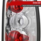 2000-2006 Chevrolet GMC Tahoe/Yukon/Suburban Tail Lights (Chrome Housing/Clear Lens)