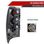 2000-2006 Chevrolet GMC Tahoe/Yukon/Suburban Tail Lights (Chrome Housing/Clear Lens)